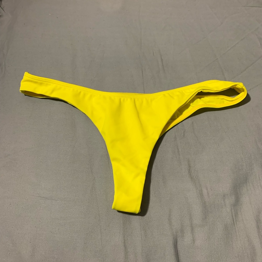 Yellow Bikini thong